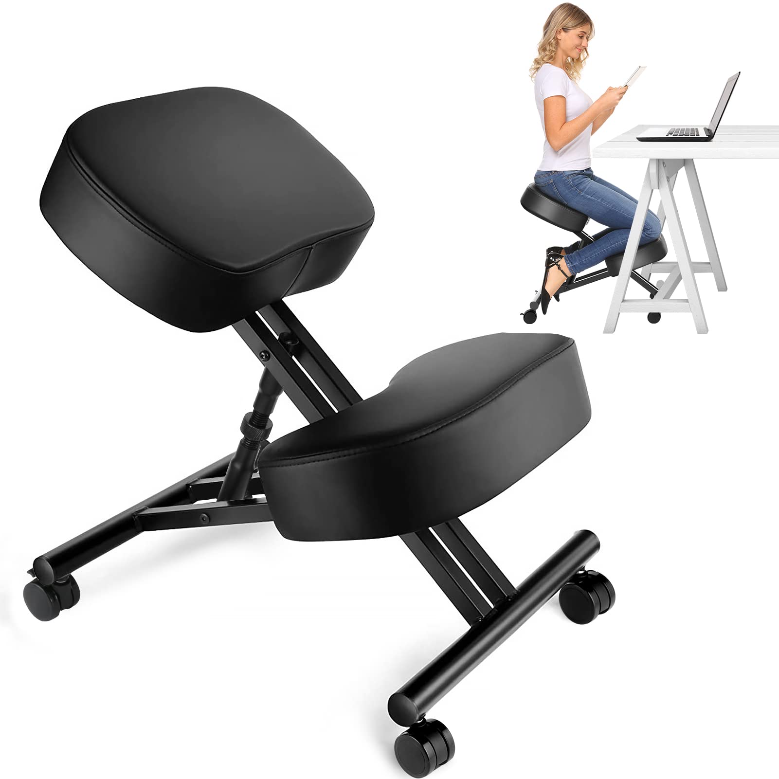 Office Furniture For Home - Ergonomische knielstoel voor kantoor, verstelbare kruk