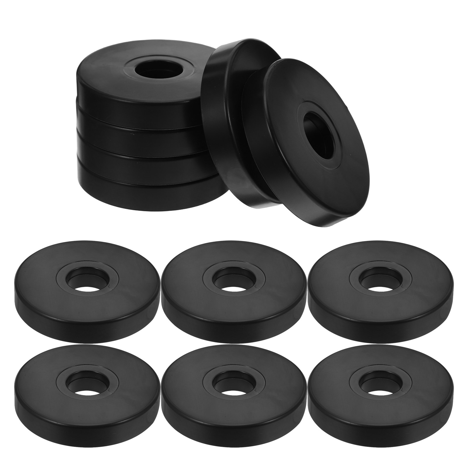 Office Furniture For Home - 12 stuks antislip ronde zwenkwielen, meubelvloerbeschermers,