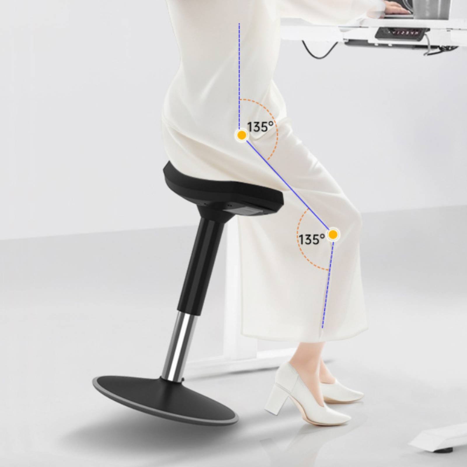 Office Furniture For Home - Zadelkruk Comfortabele zadelkruk voor langdurig zitten