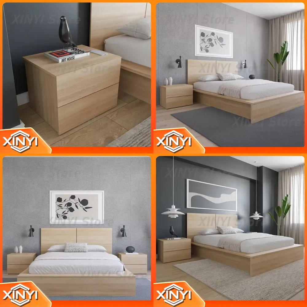Office Furniture Ikea - Fabrieksgemaakte eenvoudige creatieve nachtkastje met dubbele