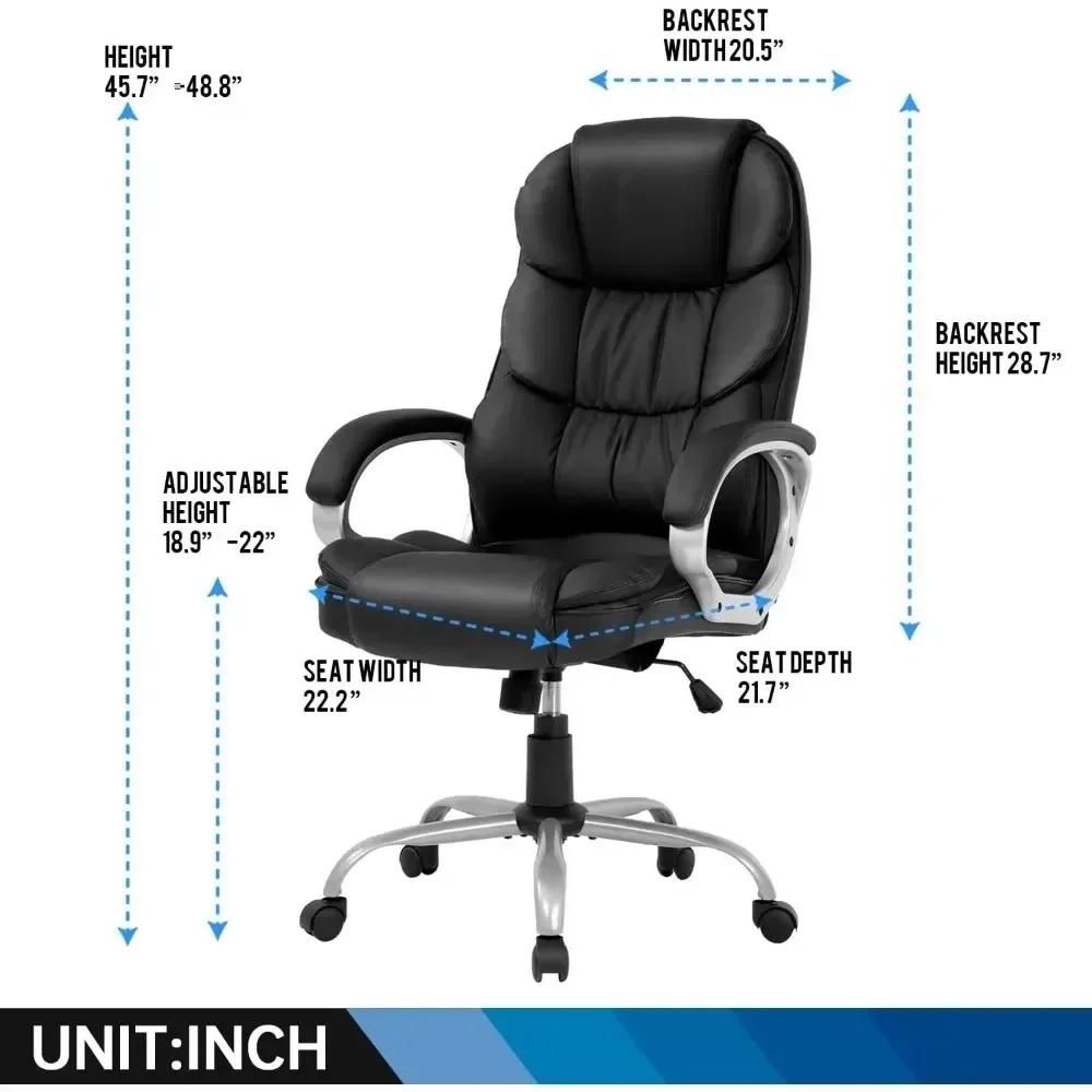 Stoel Computer Hoge rug Verste - Office X Furniture recensie en prijs