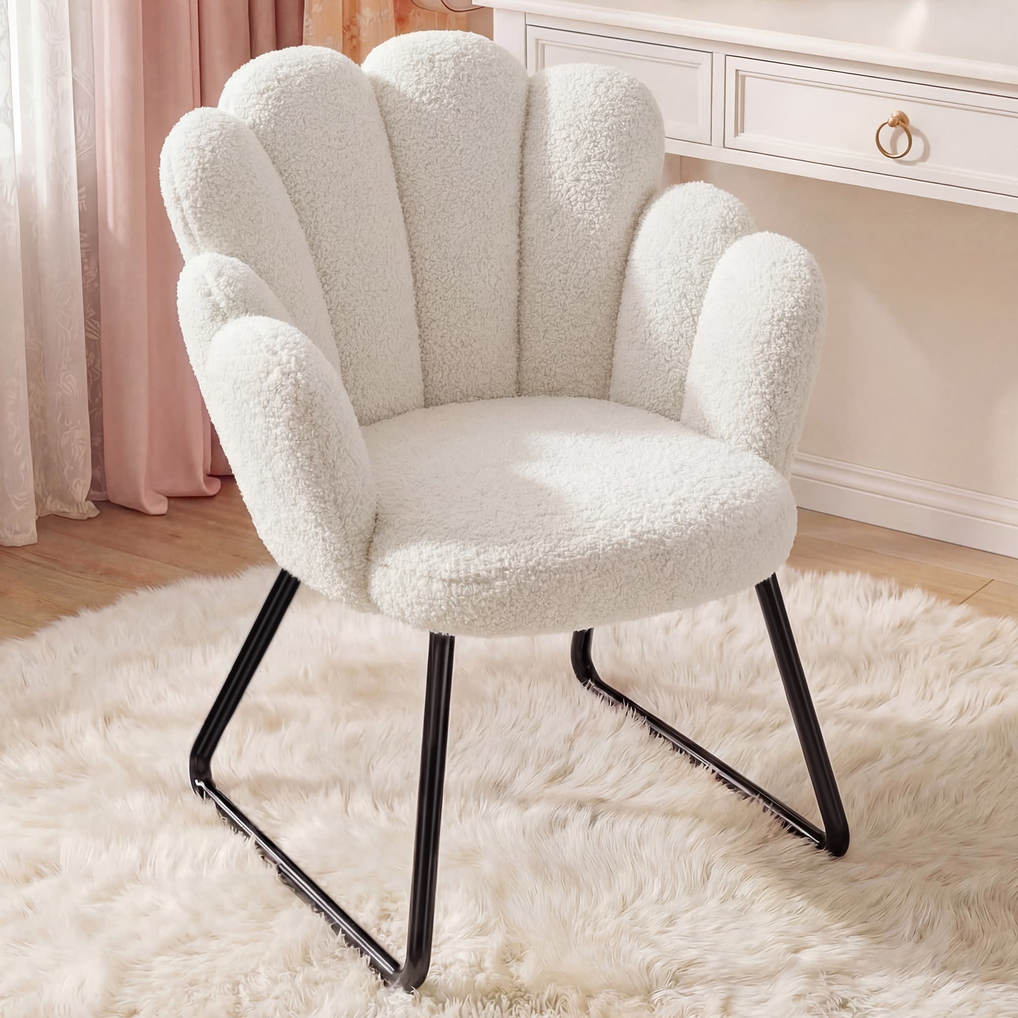 EnHomee Teddy Fleece Accentsto - Office X Furniture recensie en prijs