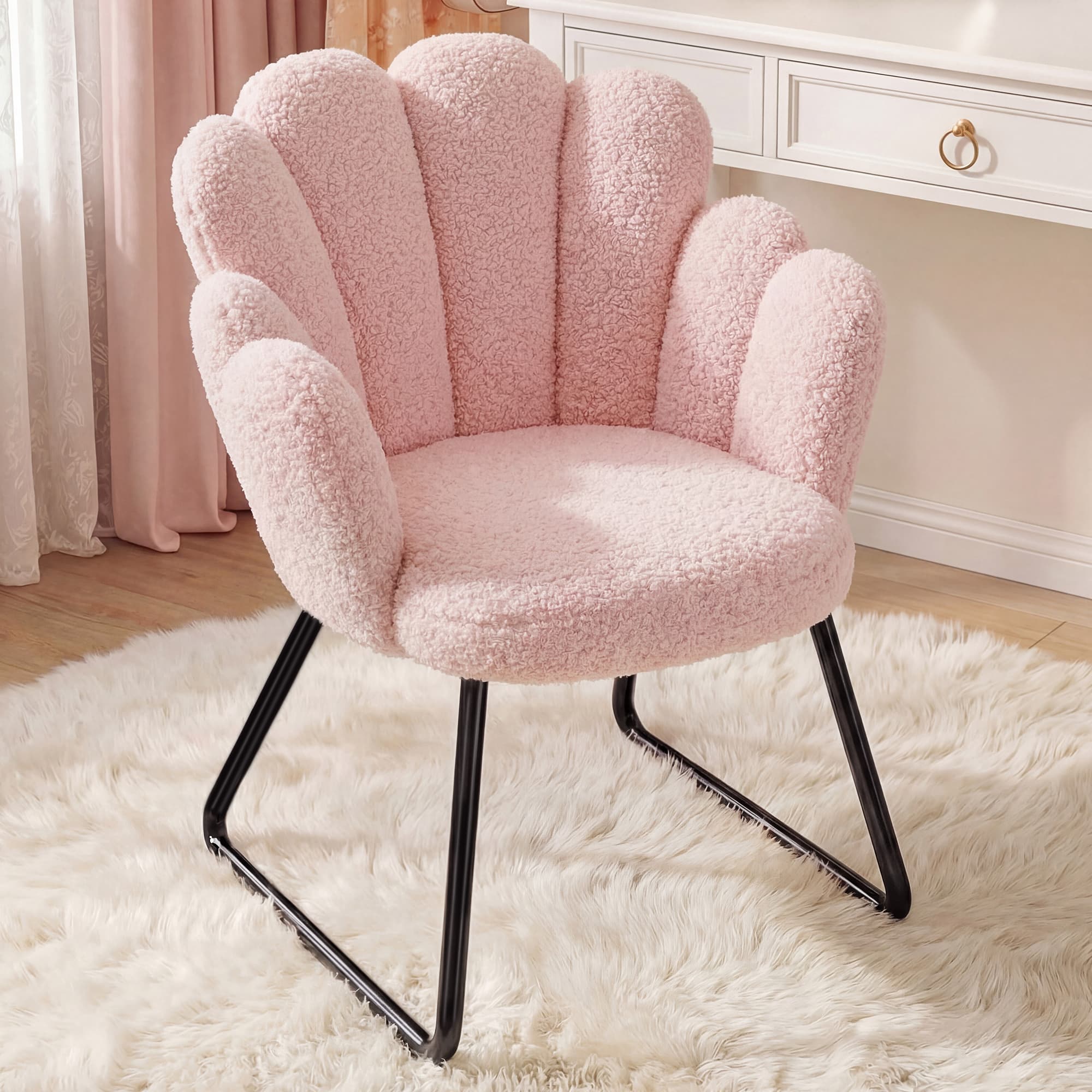 EnHomee Teddy Fleece Accentsto - Office X Furniture recensie en prijs