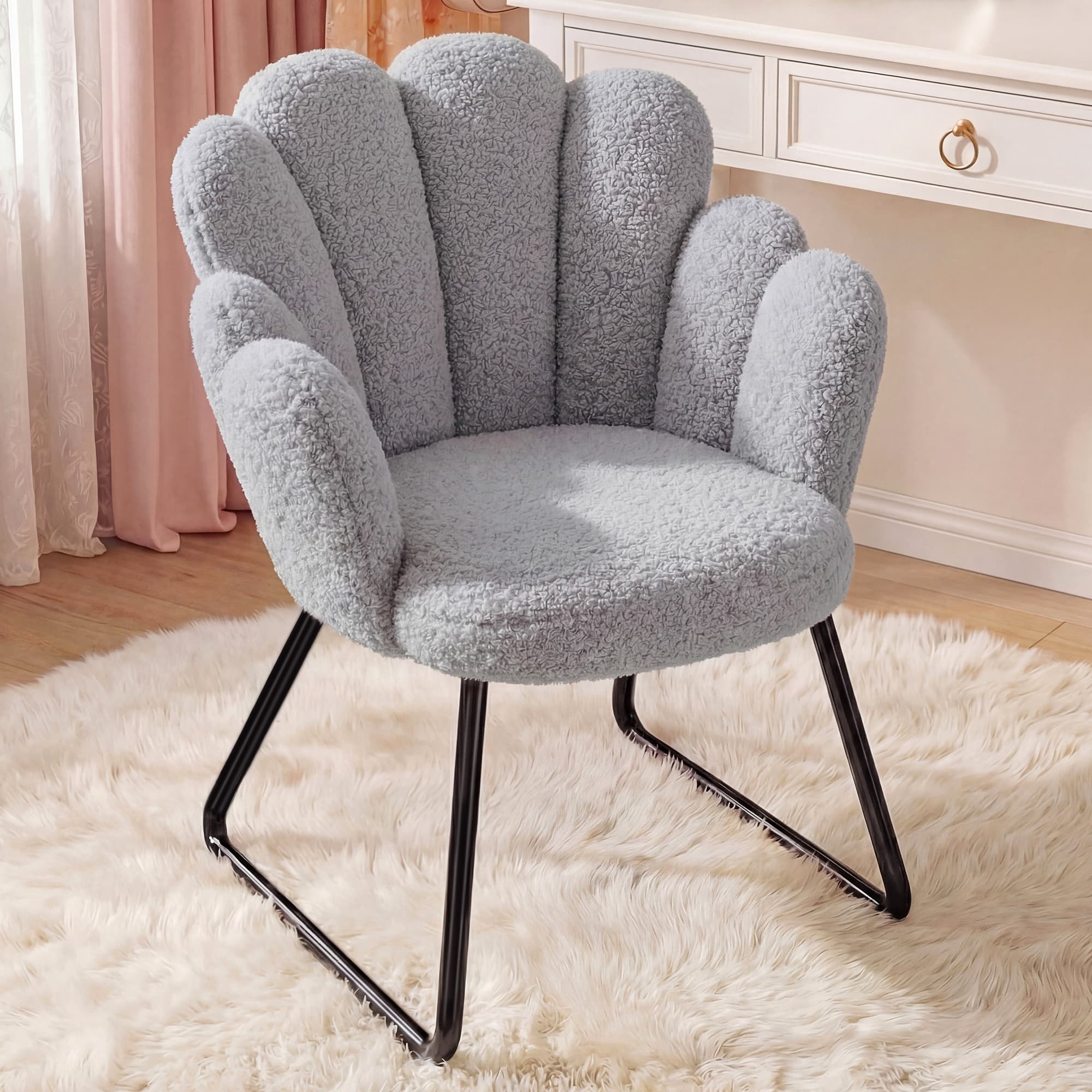 EnHomee Teddy Fleece Accentsto - Office X Furniture recensie en prijs