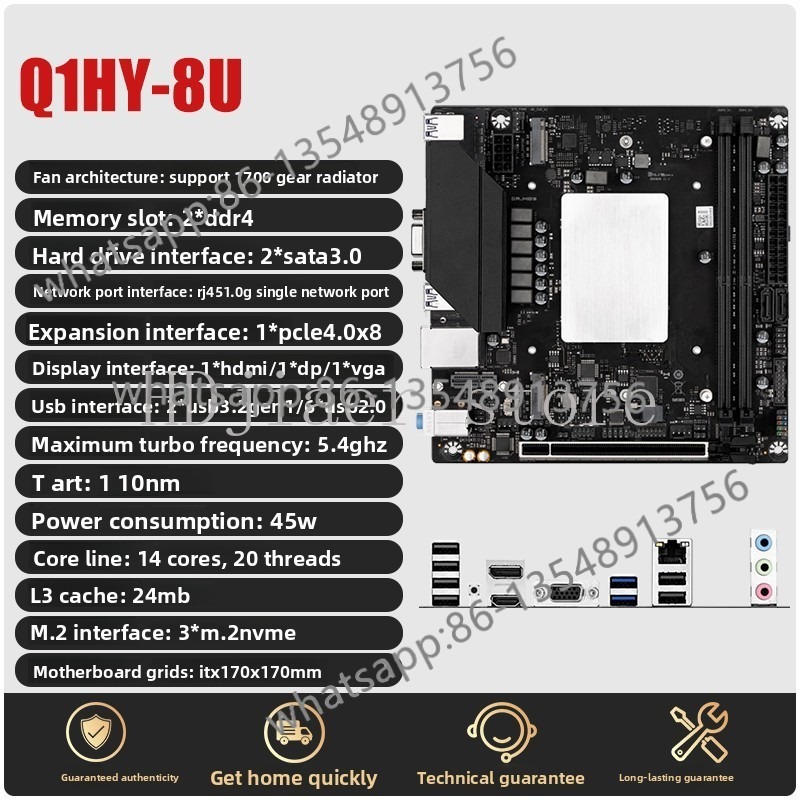 Placa-mãe Q1HY/Q1J0 com kit CP - Office Furniture Com recensie en prijs