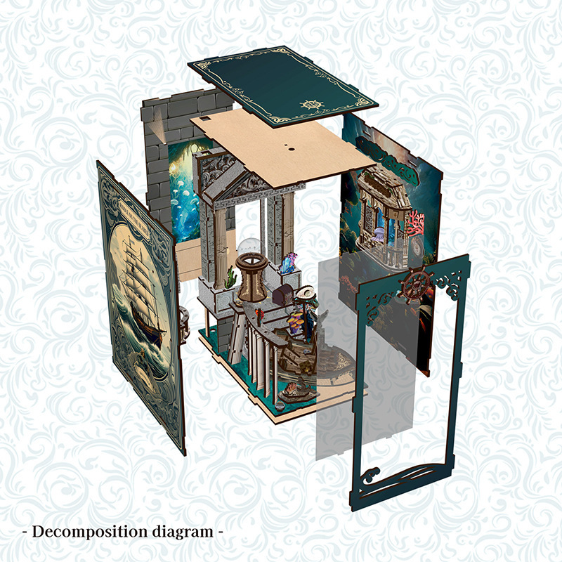 3D Houten DIY Boekensteunpuzze - Office Furniture Plan recensie en prijs