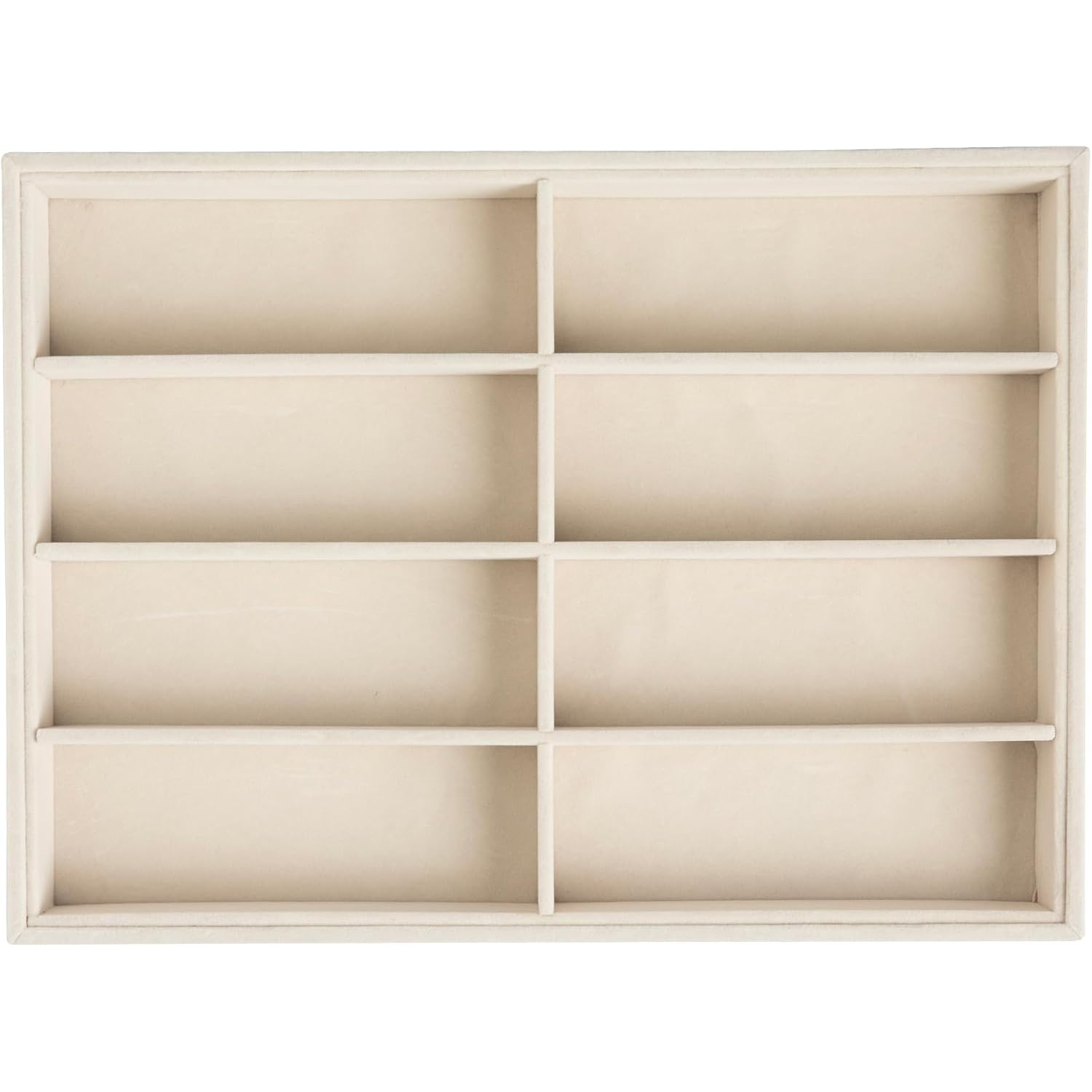 Veelzijdige grijze fluwelen op - Drawer Organizer Tray recensie en prijs