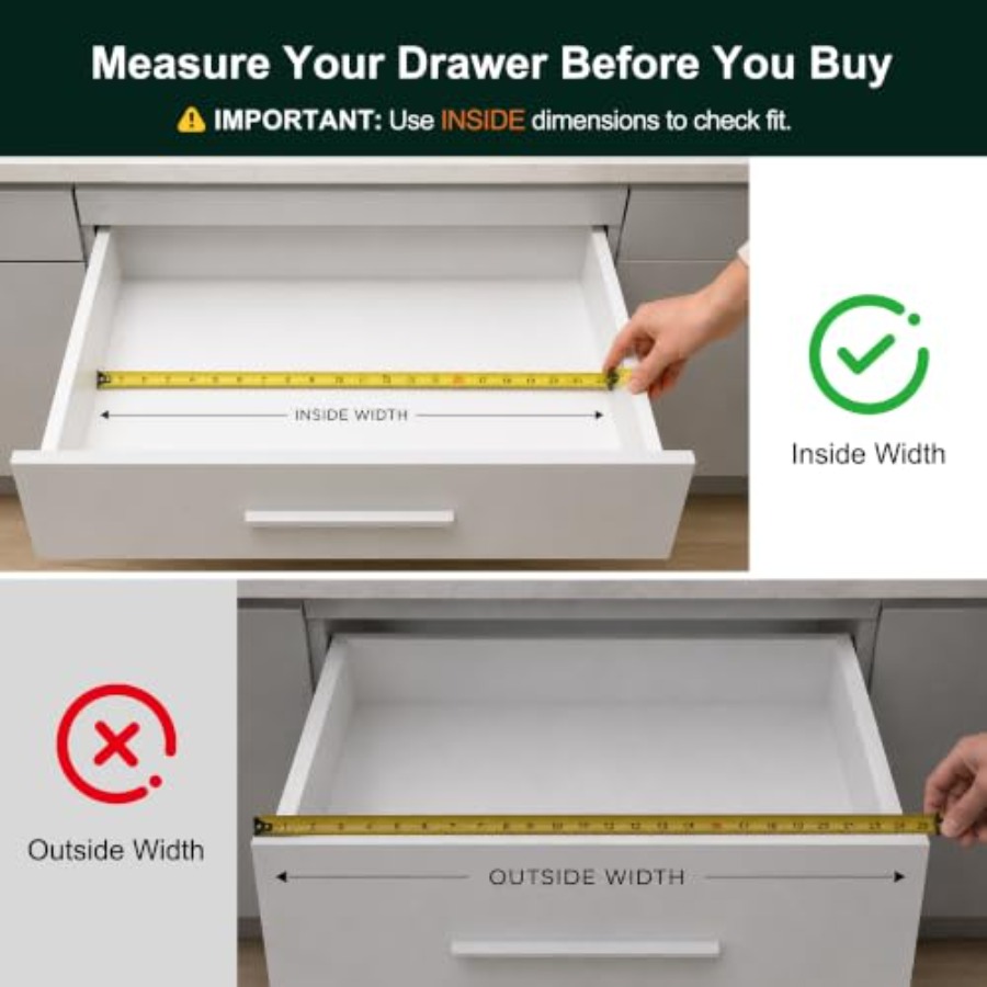Uitbreidbare bamboe keukenlade - Drawer Organizer Tray recensie en prijs
