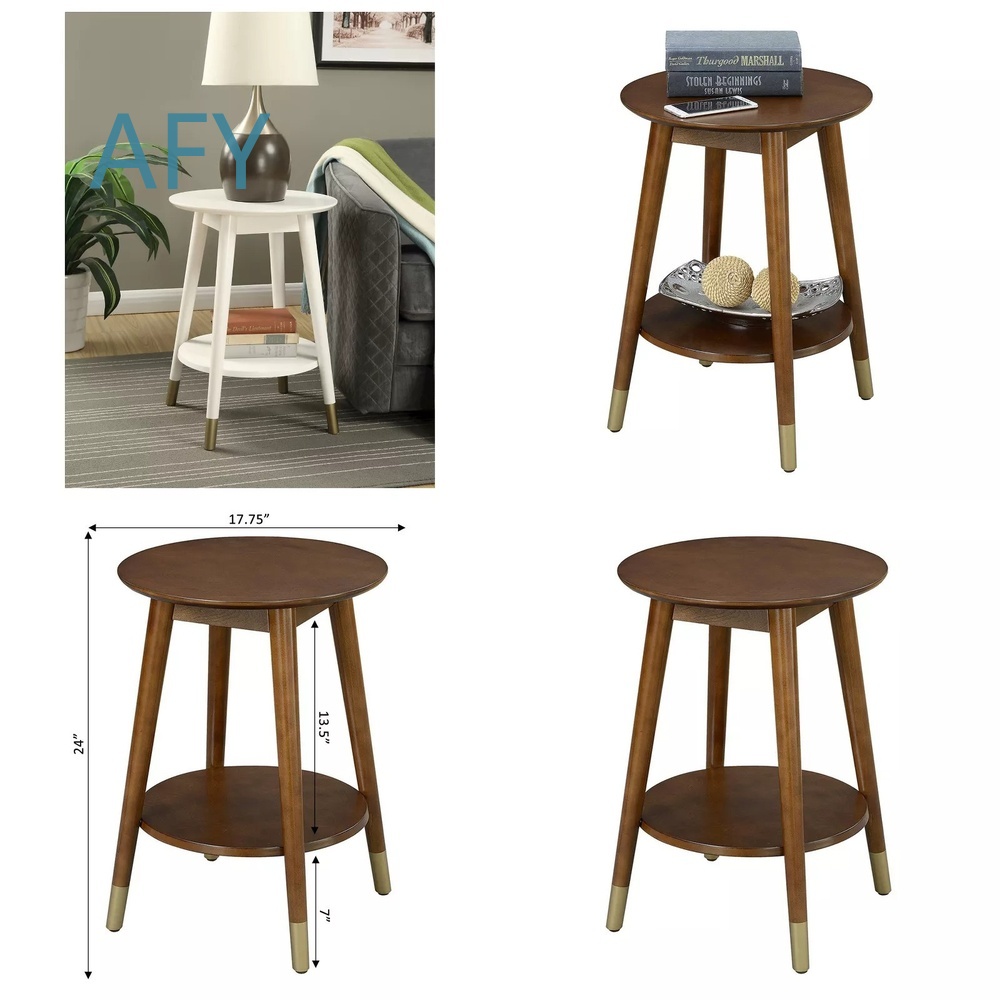 Houten bijzettafel met opbergv - Office Furniture Ikea recensie en prijs