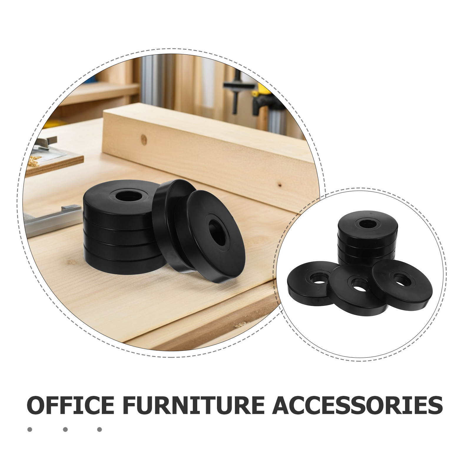 12 stuks antislip ronde zwenkw - Office Furniture For Home recensie en prijs