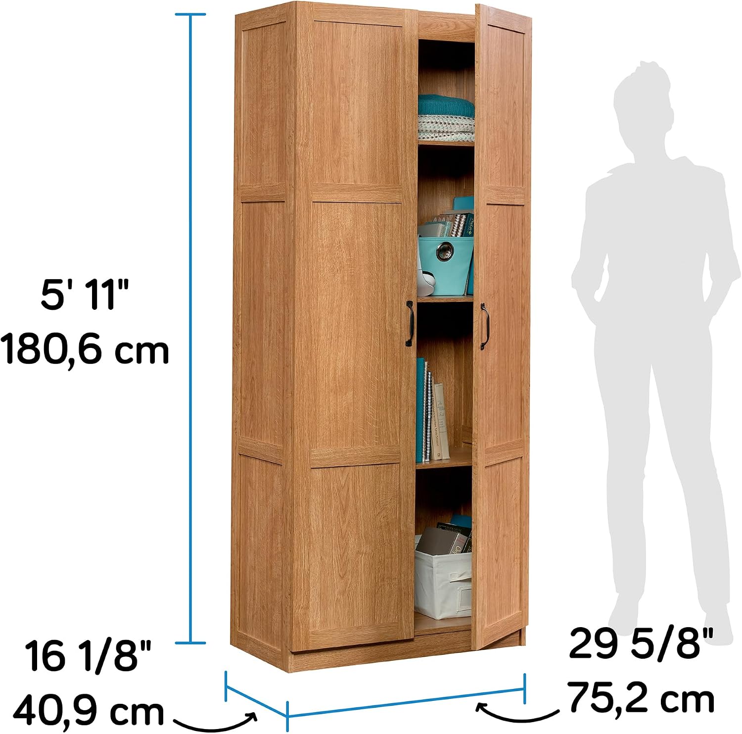 Hoge opbergkast, vrijstaande k - Office Furniture For Home recensie en prijs