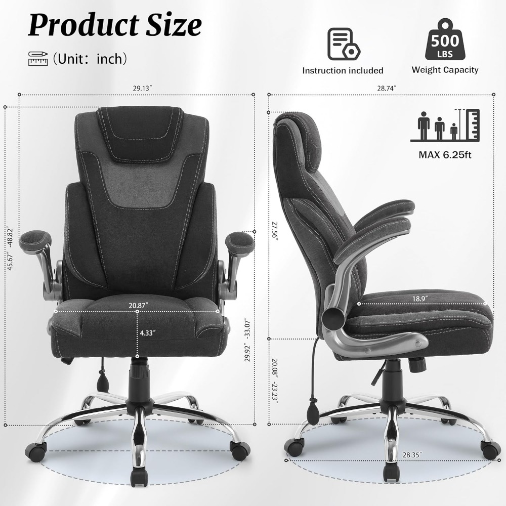 Grote en hoge bureaustoel van  - Office X Furniture recensie en prijs