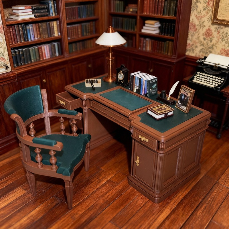 Originele 1/12 miniatuur vinta - Office Furniture Plan recensie en prijs