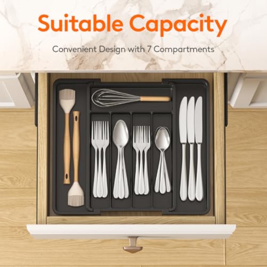 Uitbreidbare bestekorganizer,  - Drawer Organizer Tray recensie en prijs