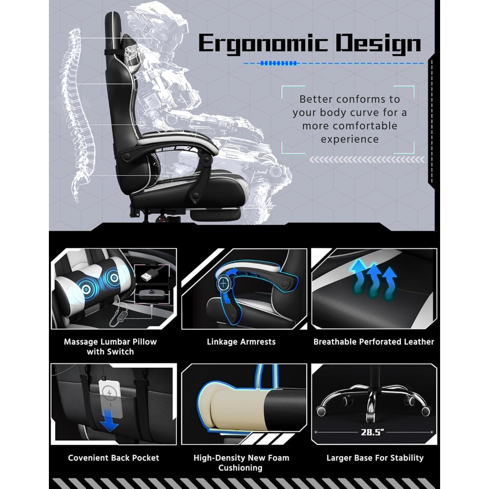 Aanpasbare ergonomische gaming - Office X Furniture recensie en prijs