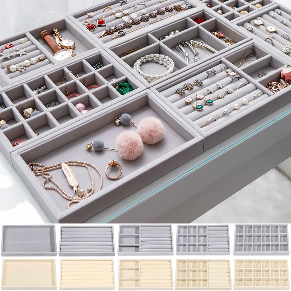 Organizer Box Stapelbare fluwe - Drawer Organizer Tray recensie en prijs