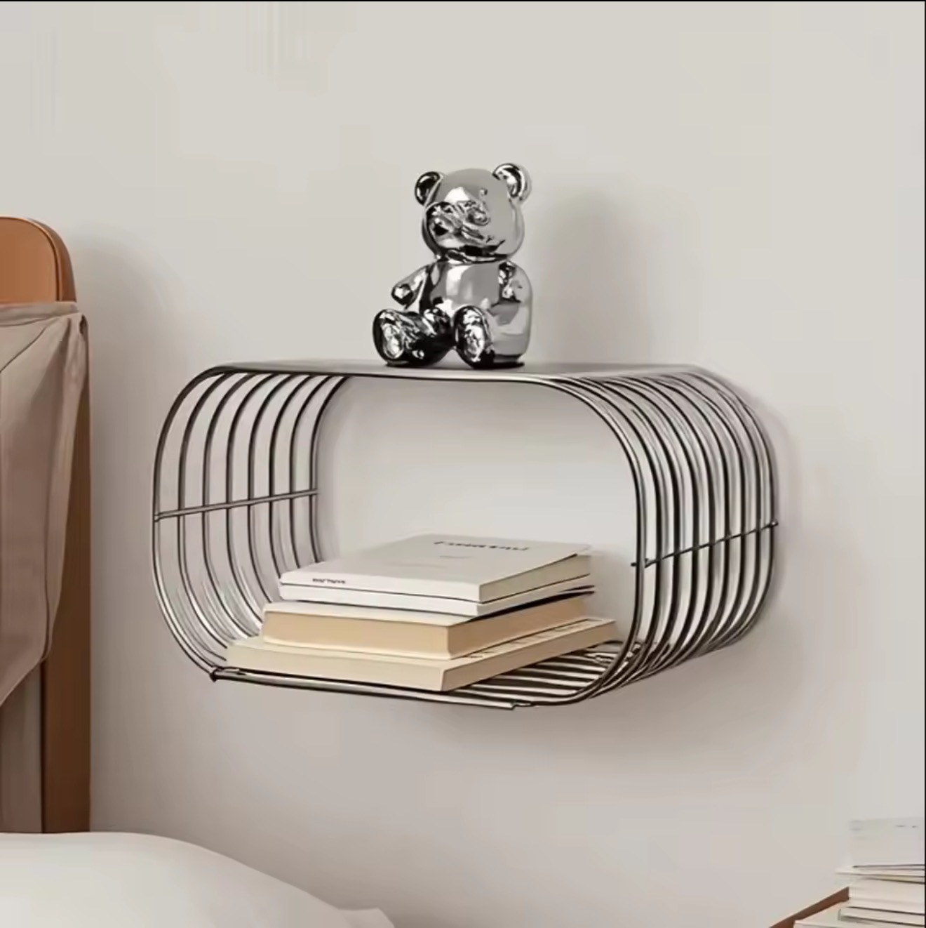 Metalen wandplank, ovale zweve - Office Furniture Plan recensie en prijs